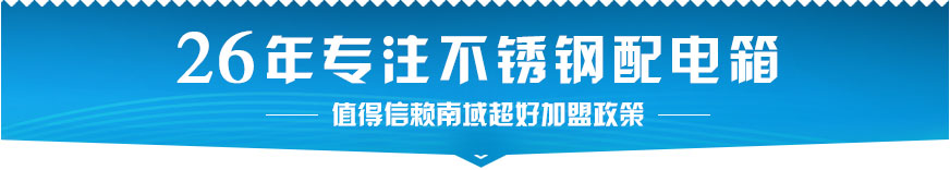 26年专注不锈钢配电箱